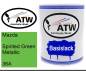 Preview: Mazda, Spirited Green Metallic, 36A: 1L Lackdose, von ATW Autoteile West.